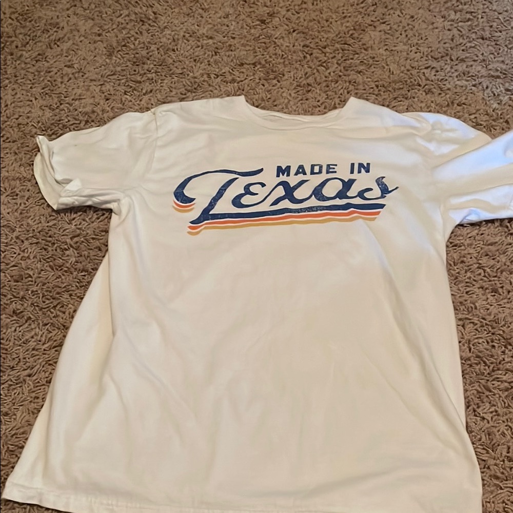 White 'Made in Texas' Women's Tee
